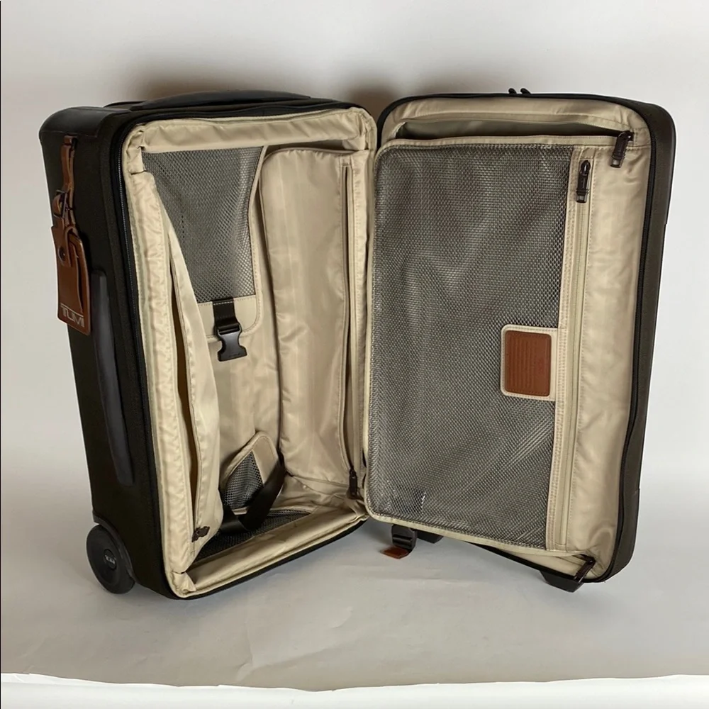 Tumi Alpha 2 Brown Carry-On Rolling Suitcase